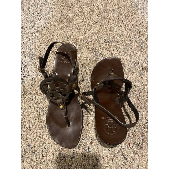 TORY BURCH Holly Strappy Kitten Heels Sandals Shoes Size: 81/2 M - Picture 2 of 5